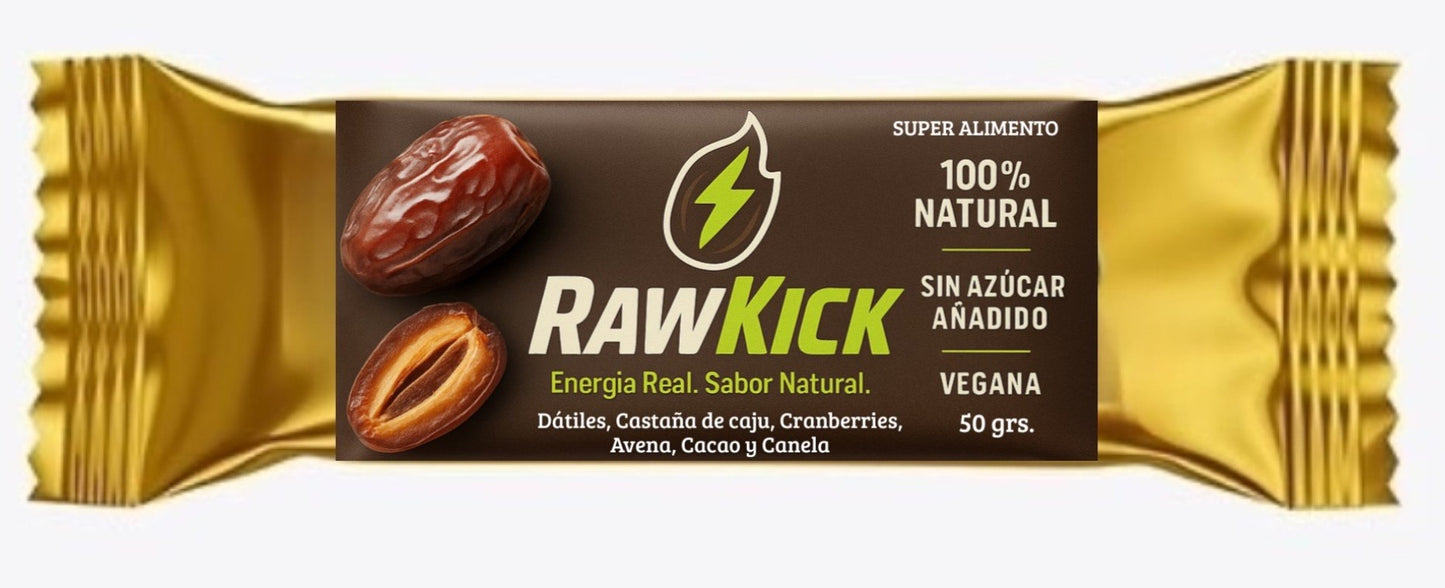 Pack de 10 Barritas de  Dátiles y  Castaña de Caju